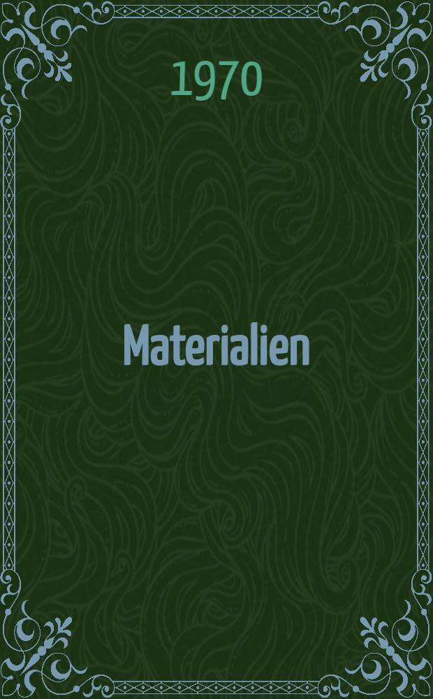 [Materialien]