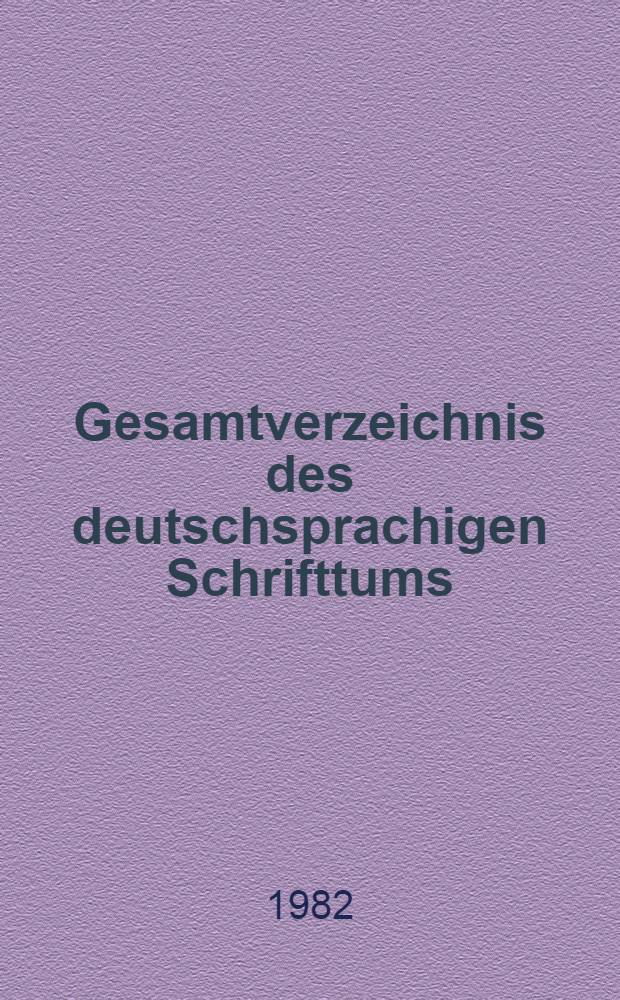 Gesamtverzeichnis des deutschsprachigen Schrifttums (GV), 1700-1910. 66 : Huo - Jahn