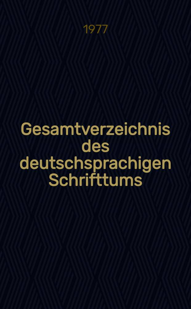 Gesamtverzeichnis des deutschsprachigen Schrifttums (GV) 1911-1965. 52 : Har - Haur
