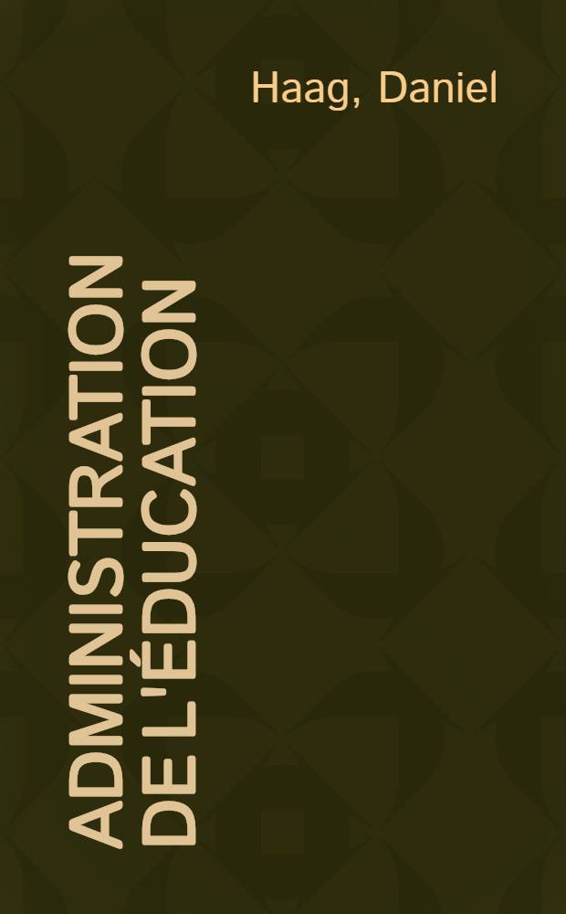 Administration de l'éducation