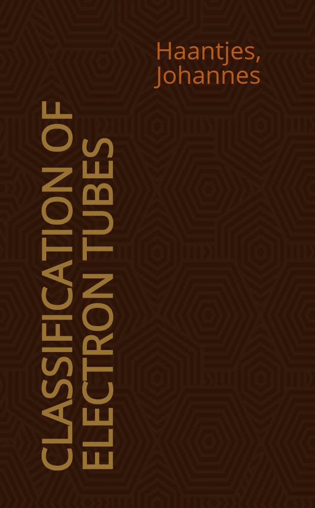 Classification of electron tubes