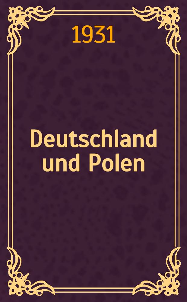 Deutschland und Polen