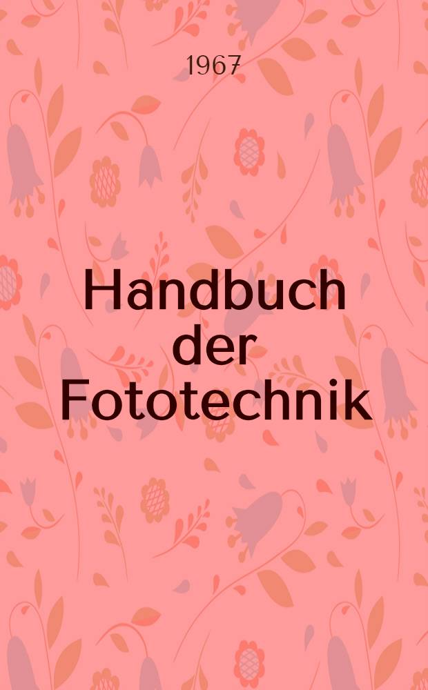 Handbuch der Fototechnik