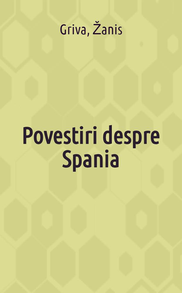 Povestiri despre Spania
