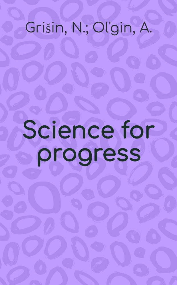 Science for progress