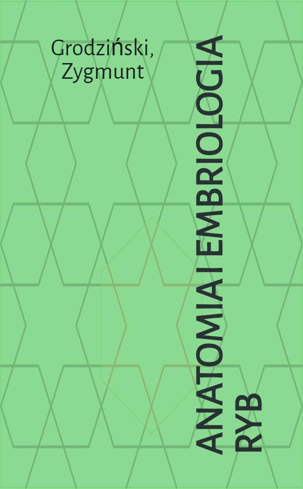 Anatomia i embriologia ryb