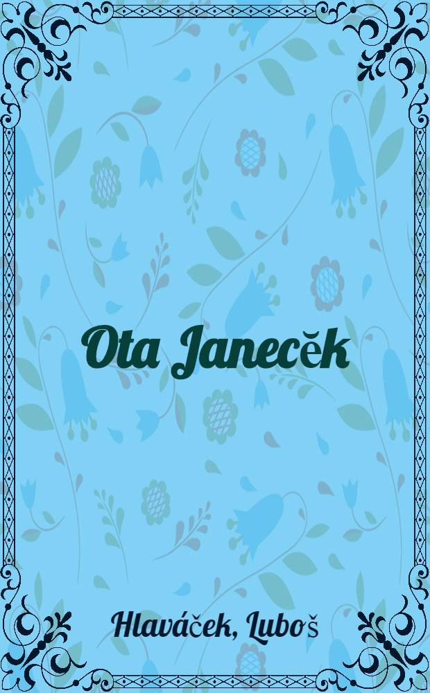 Ota Janecĕk