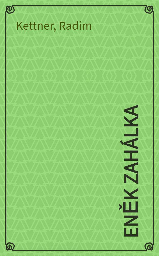 Čeněk Zah&aacute;lka