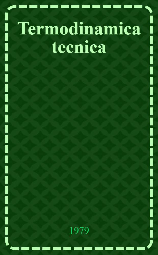 Termodinamica tecnica