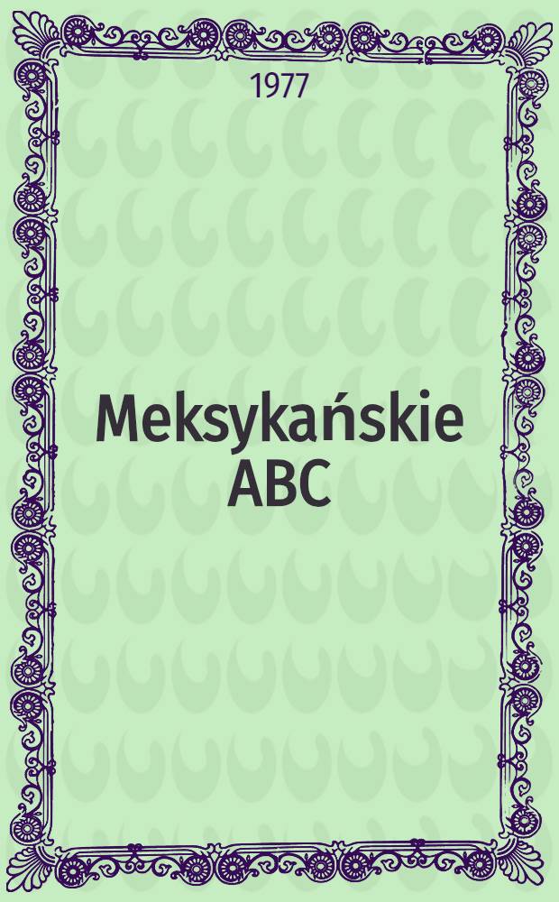 Meksykańskie ABC