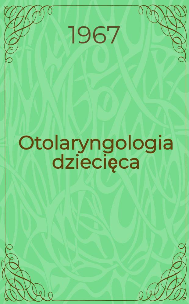 Otolaryngologia dziecięca