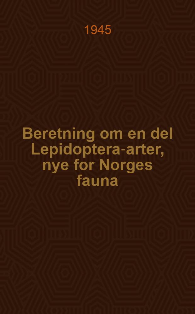 Beretning om en del Lepidoptera-arter, nye for Norges fauna : Beskrivelse av Tnea pallescentella Stt. f. semilineatella n. f