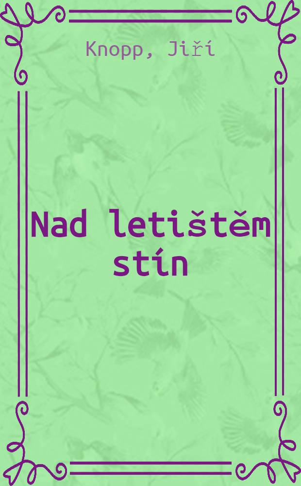 Nad letištěm stín