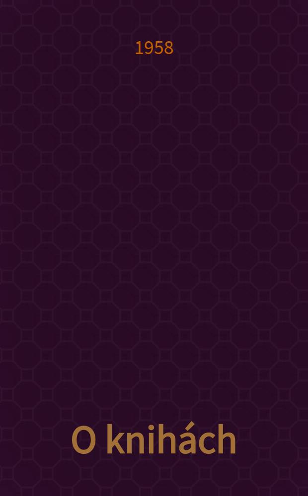 O knih&aacute;ch