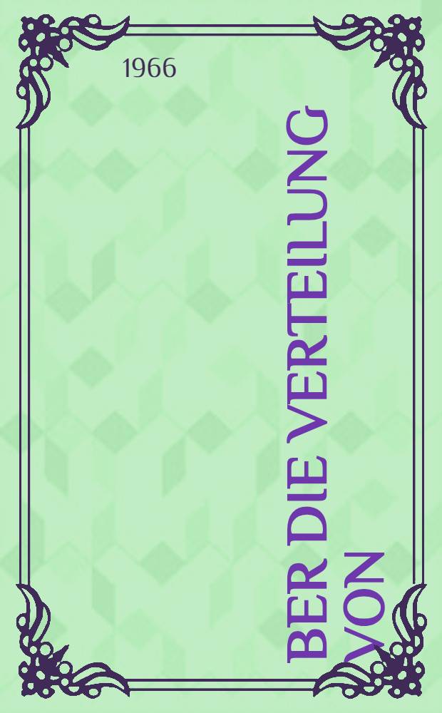 Über die Verteilung von (¹⁹⁷Hg)HgCl₂ und (¹⁹⁷Hg) Neohydrin im tierischen Organismus nach intravenöser Applikation : Inaug.-Diss. ... der ... Med. Fakultät der ... Univ. Mainz