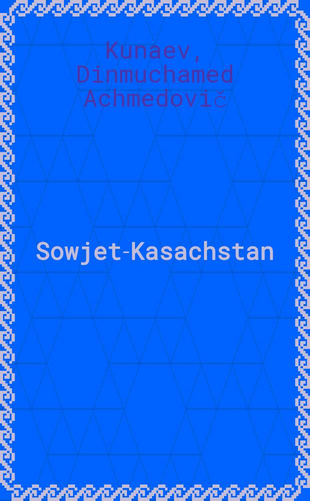 Sowjet-Kasachstan