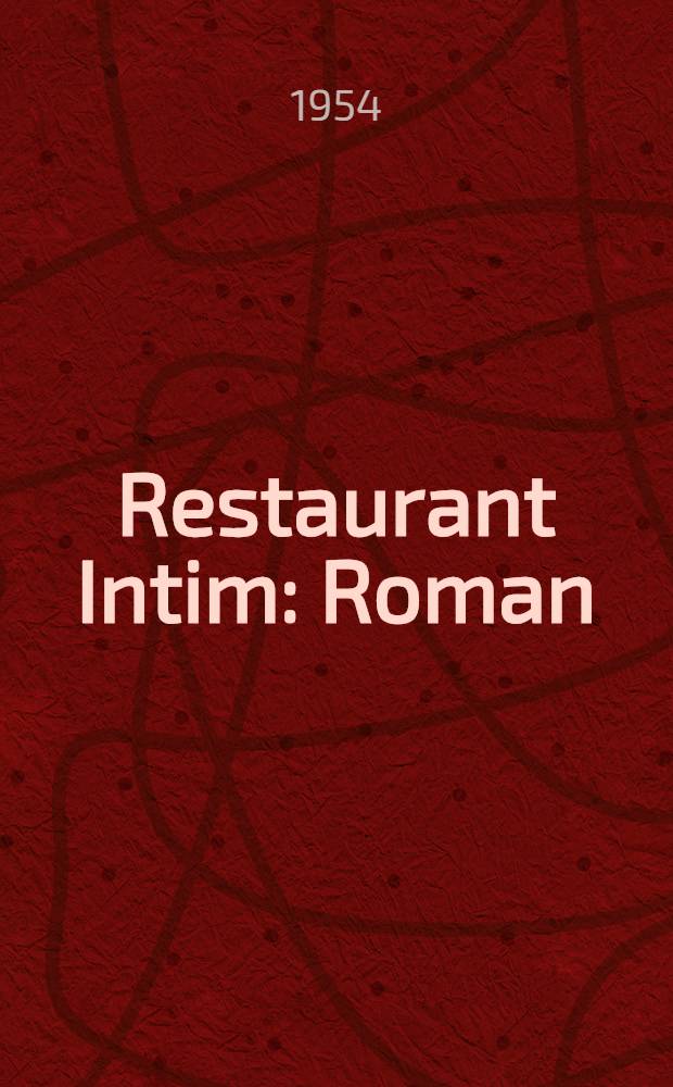Restaurant Intim : Roman
