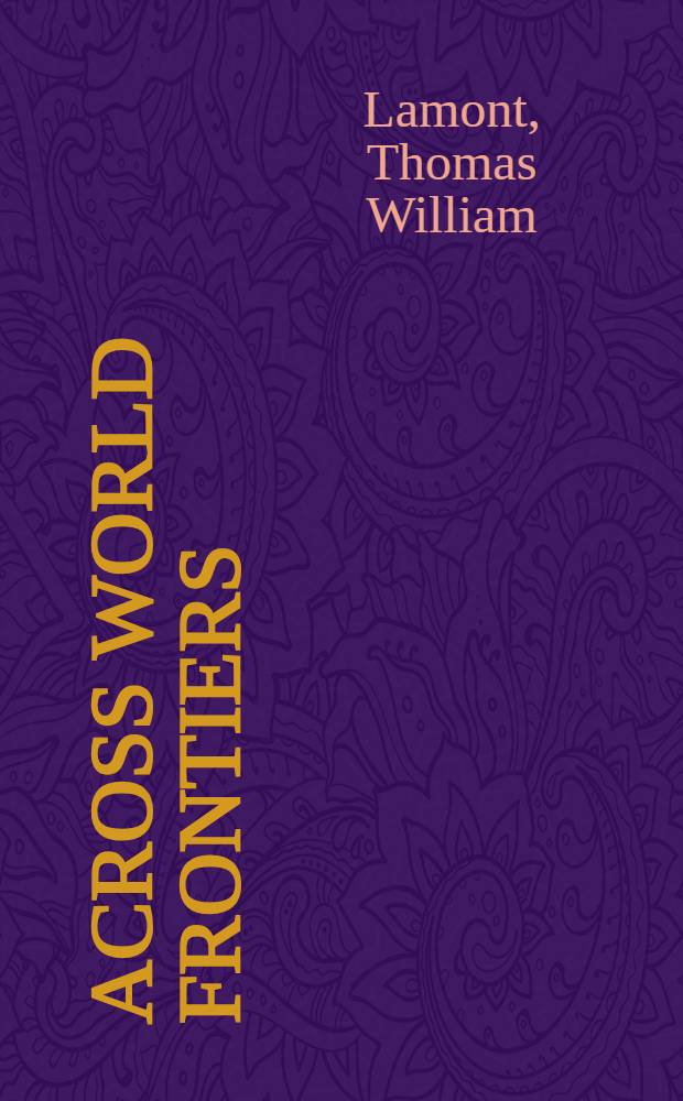 Across world frontiers