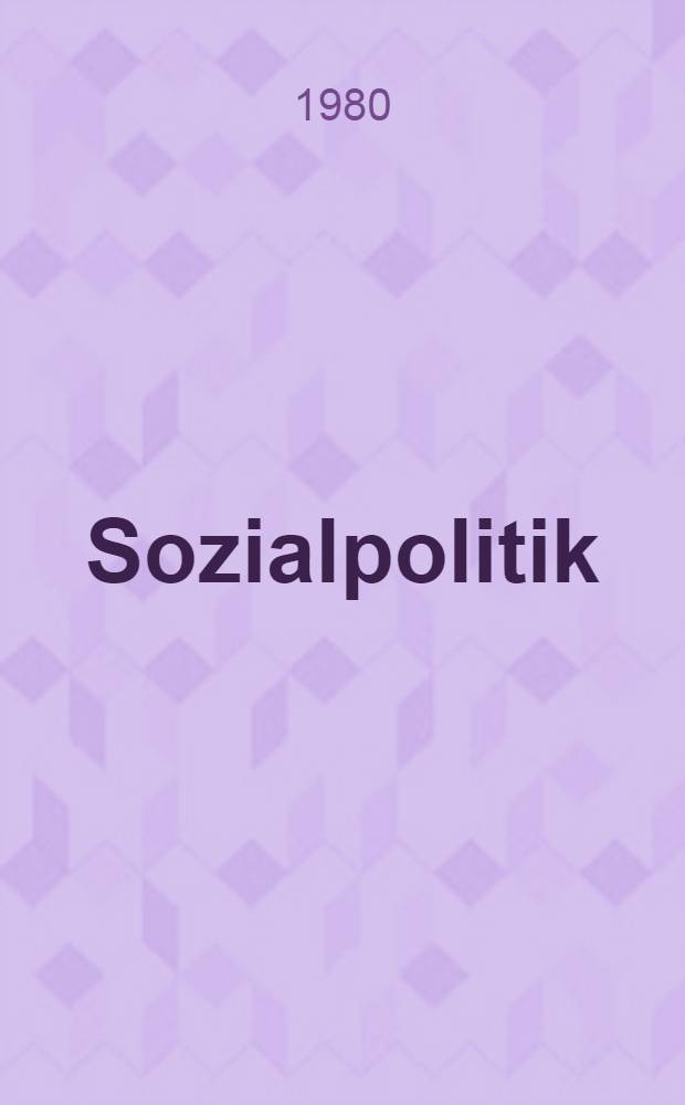 Sozialpolitik