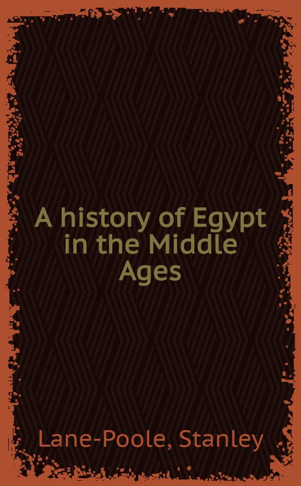 A history of Egypt in the Middle Ages
