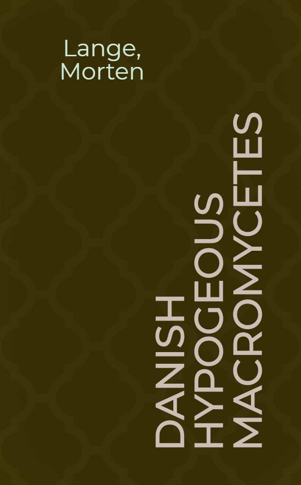 Danish hypogeous Macromycetes