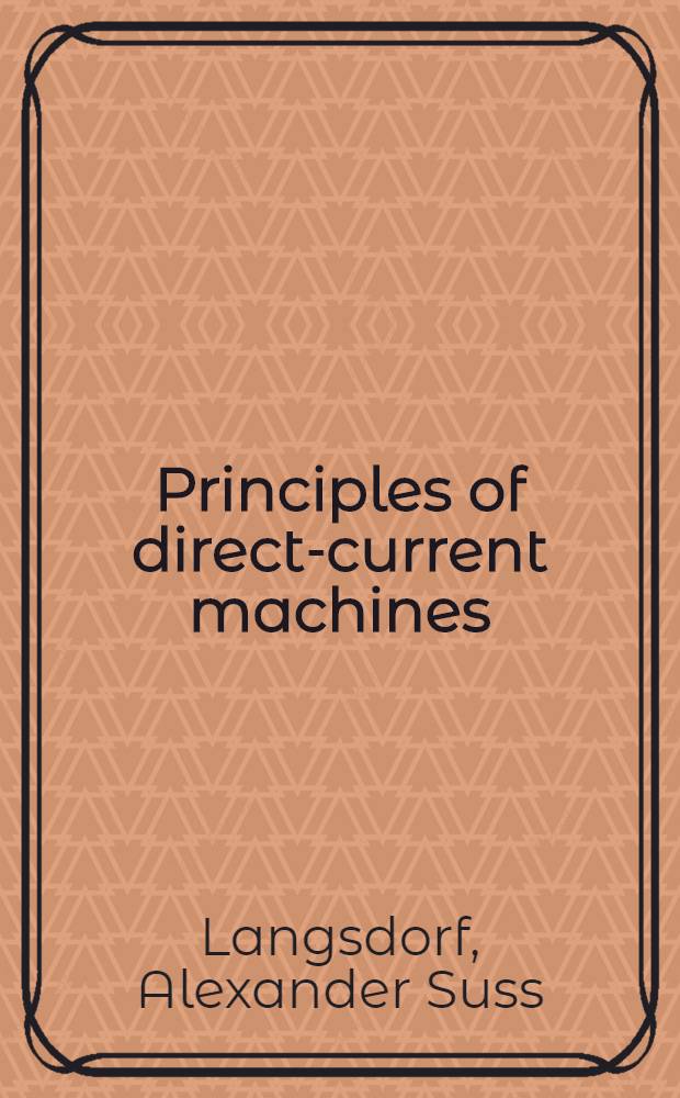 Principles of direct-current machines