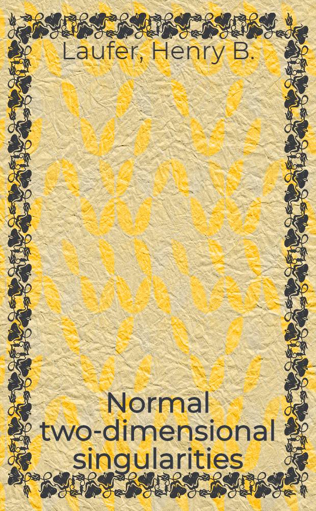 Normal two-dimensional singularities