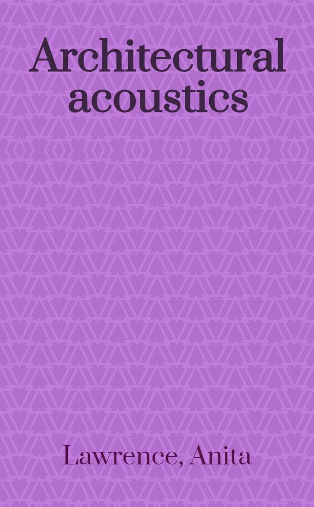 Architectural acoustics