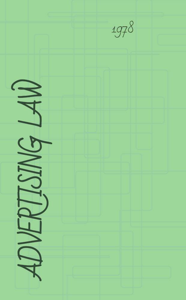 Advertising law