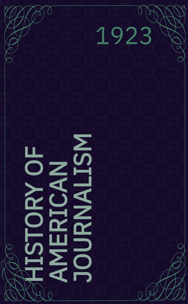 History of American journalism