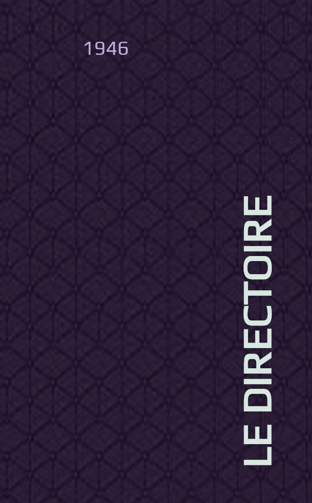Le Directoire