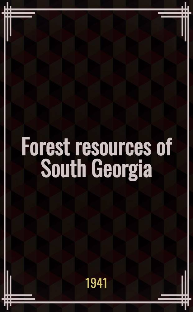 Forest resources of South Georgia