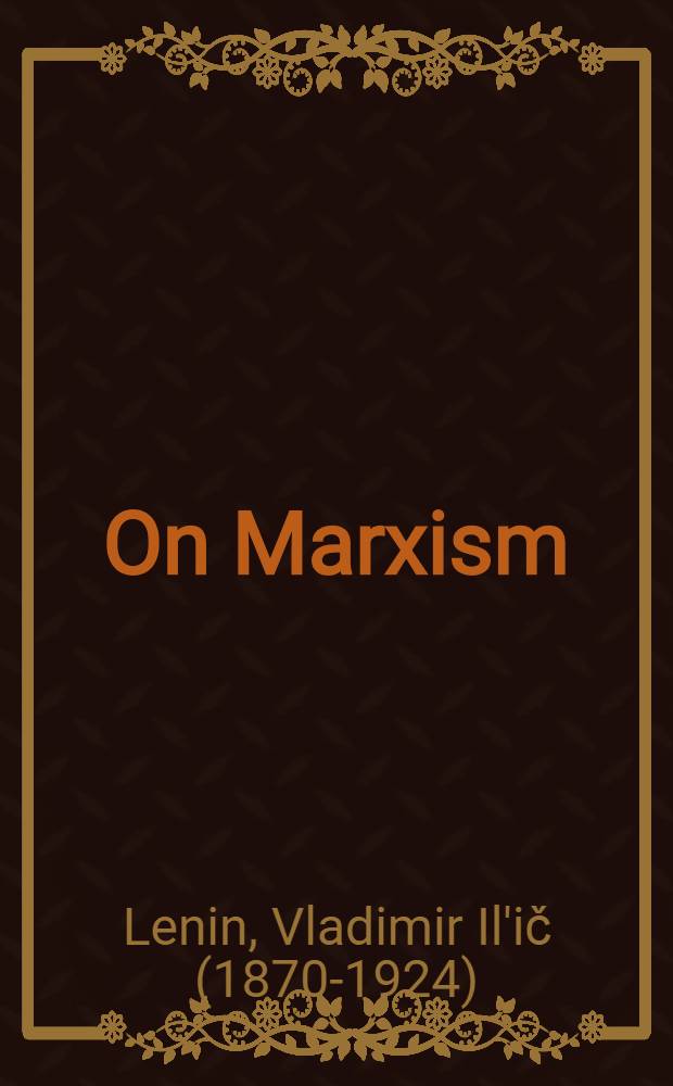 On Marxism