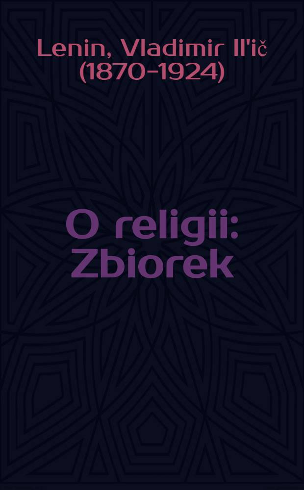 O religii : Zbiorek