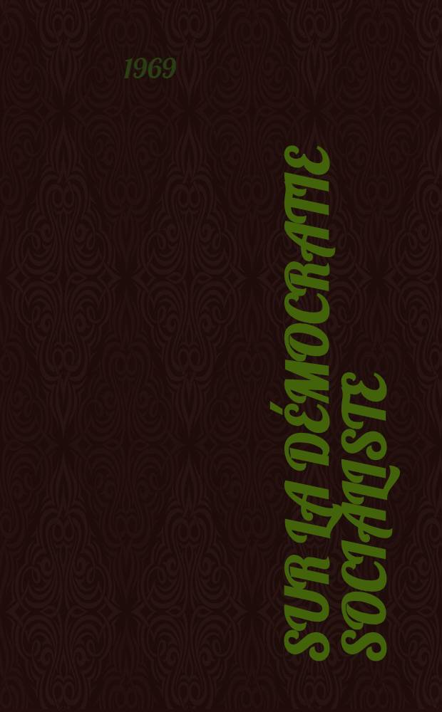 Sur la démocratie socialiste