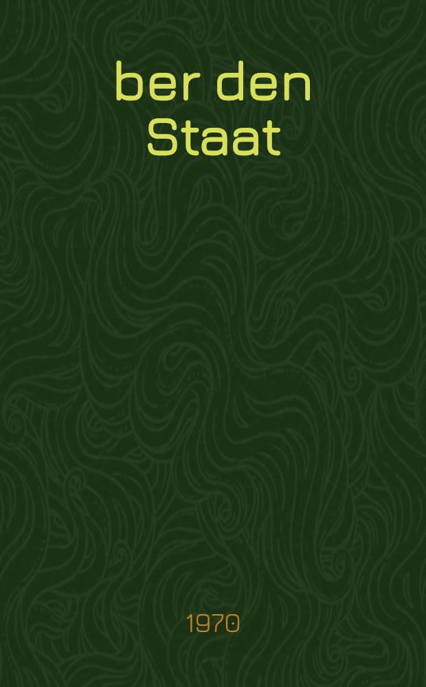 Über den Staat