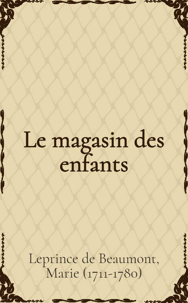 Le magasin des enfants