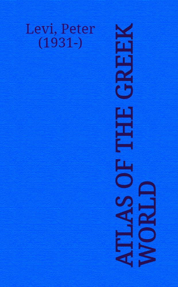 Atlas of the Greek world