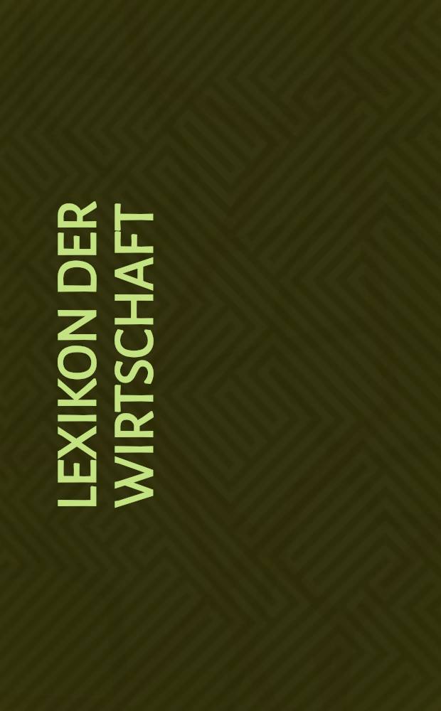 Lexikon der Wirtschaft : Versicherung