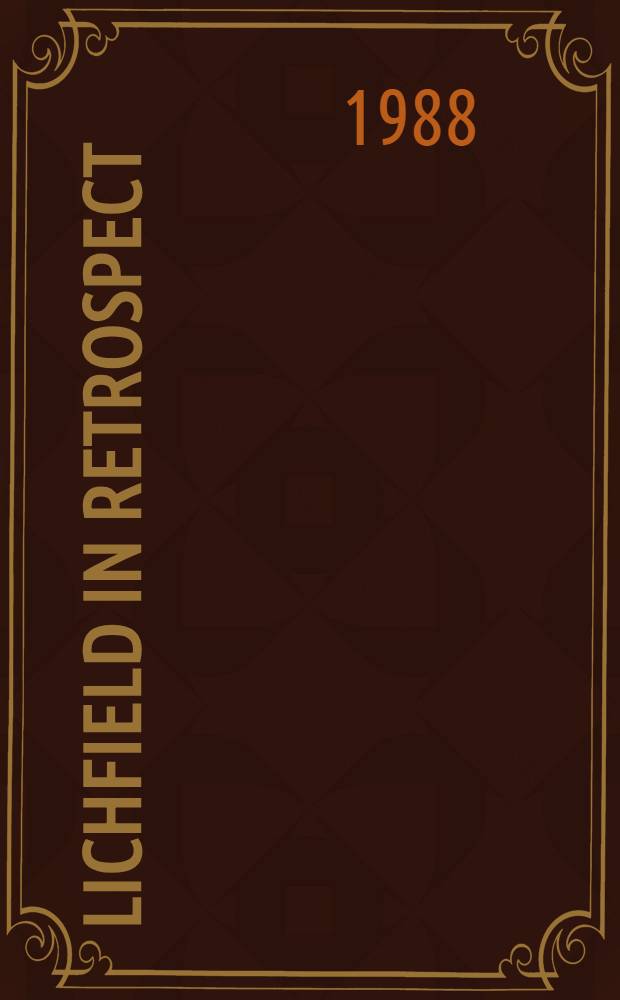 Lichfield in retrospect : An album