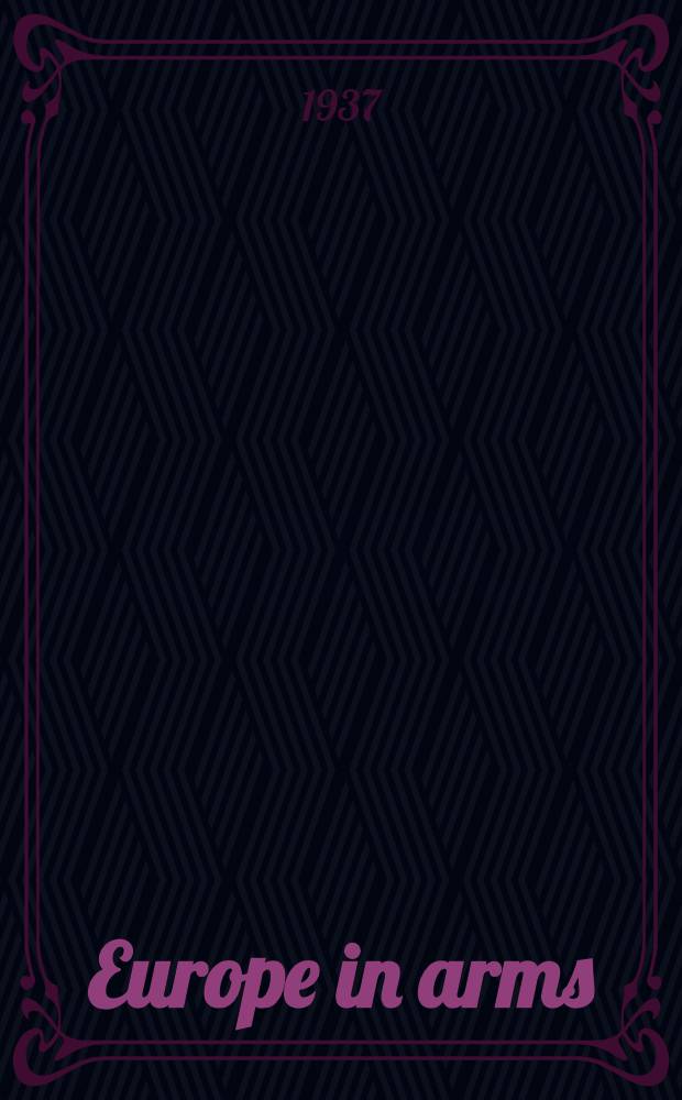 Europe in arms