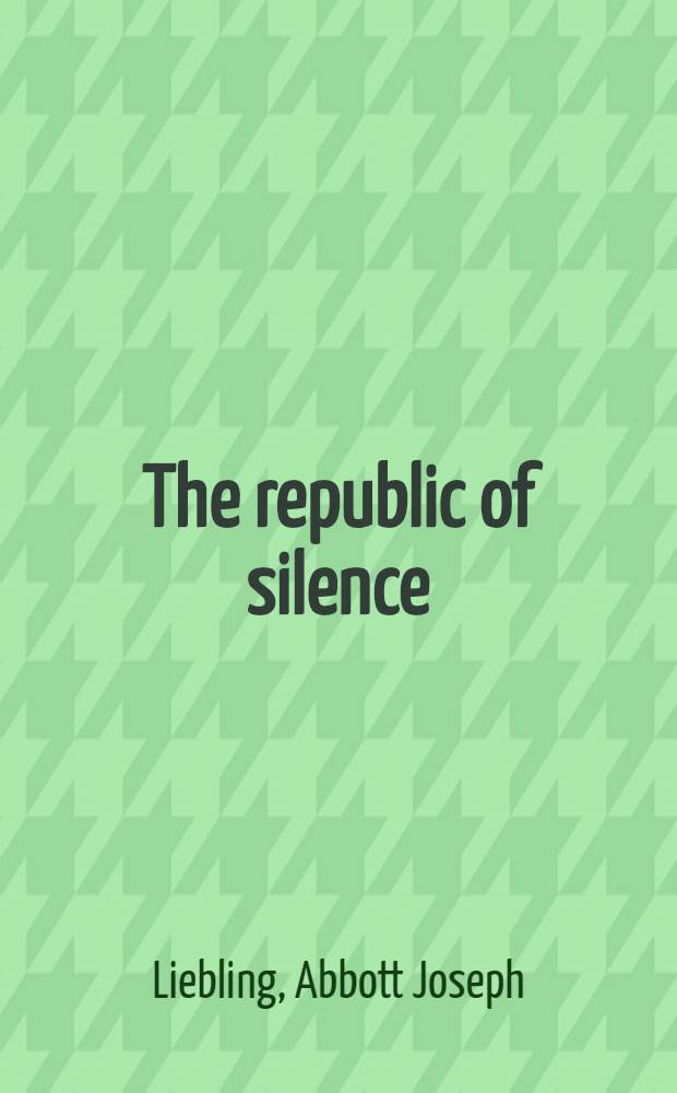 The republic of silence