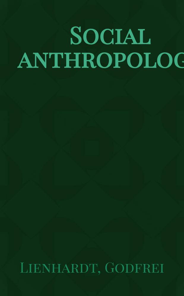 Social anthropology