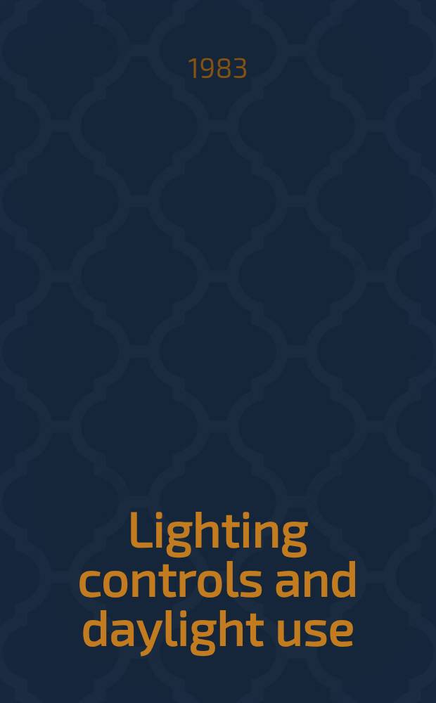 Lighting controls and daylight use