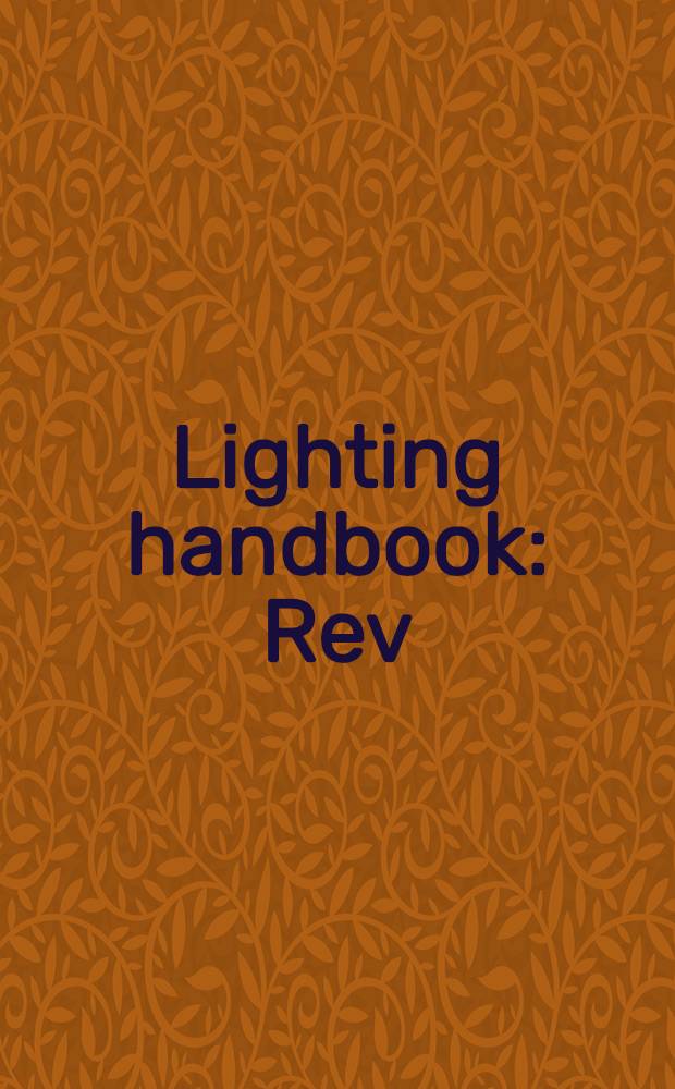 Lighting handbook : Rev