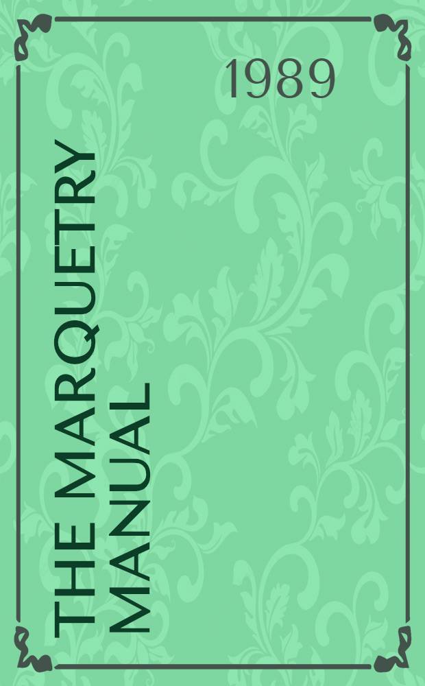 The marquetry manual