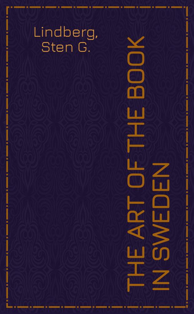 The art of the book in Sweden : Five cent. of printing