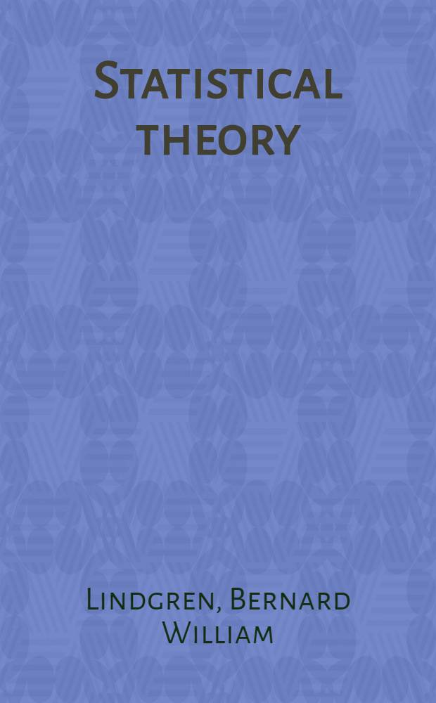 Statistical theory