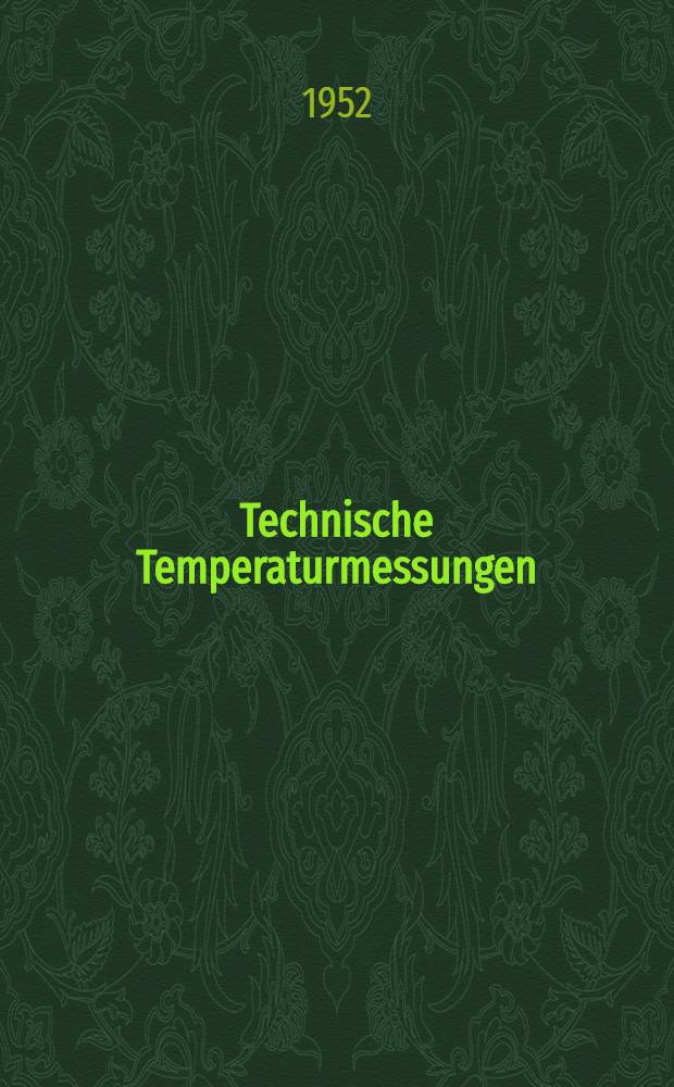 Technische Temperaturmessungen