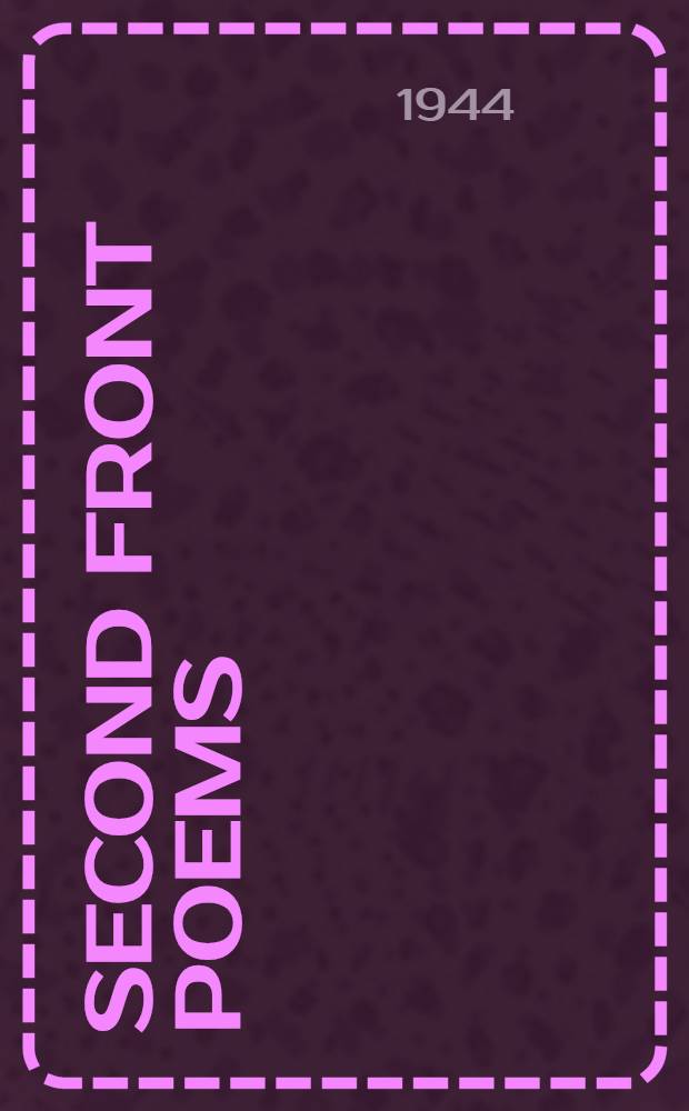 Second front poems